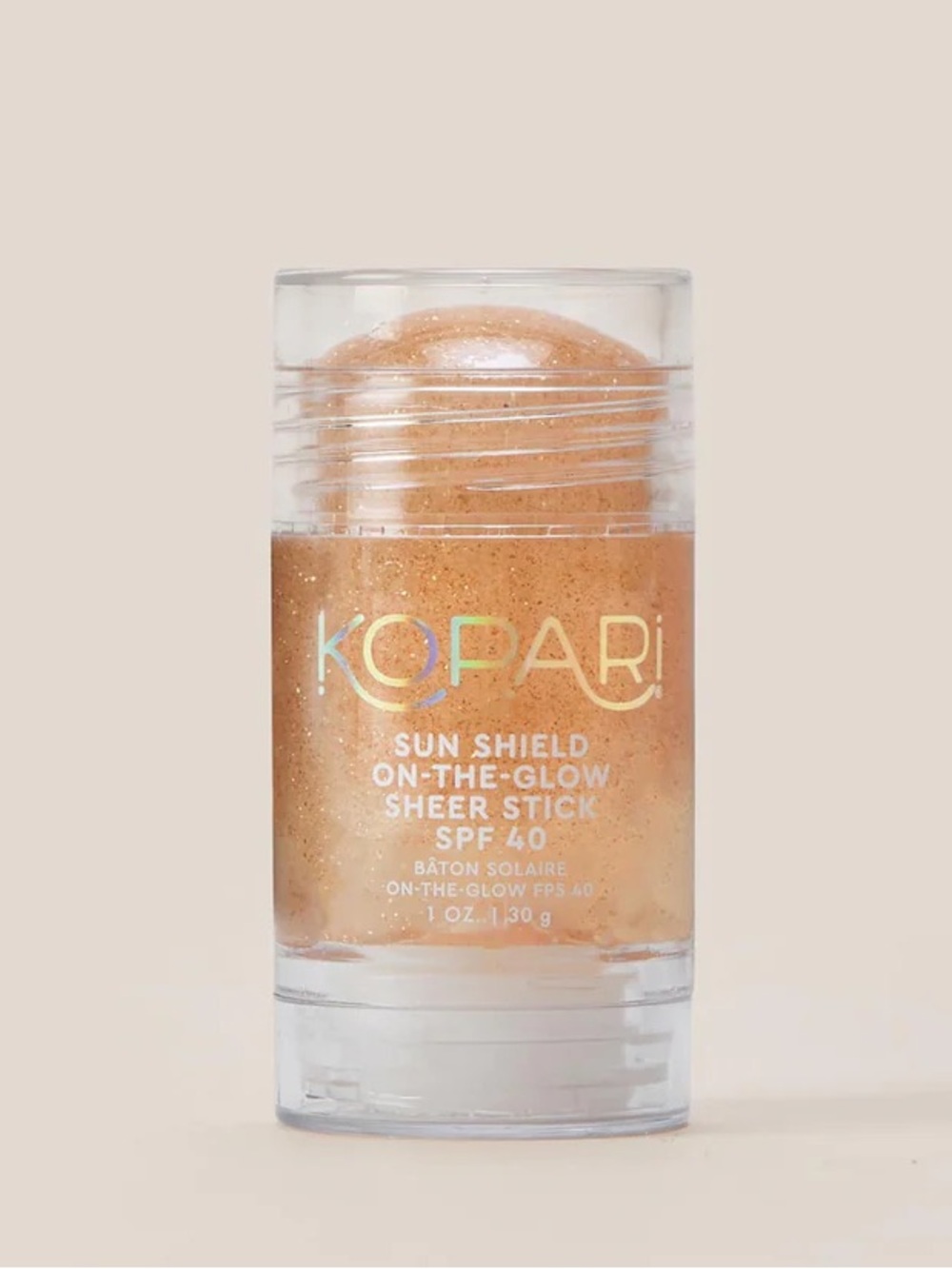 New Kopari Sun Shield On-The-Glow Sheer Stick Sunscreen - Shimmery Bronze Glow
